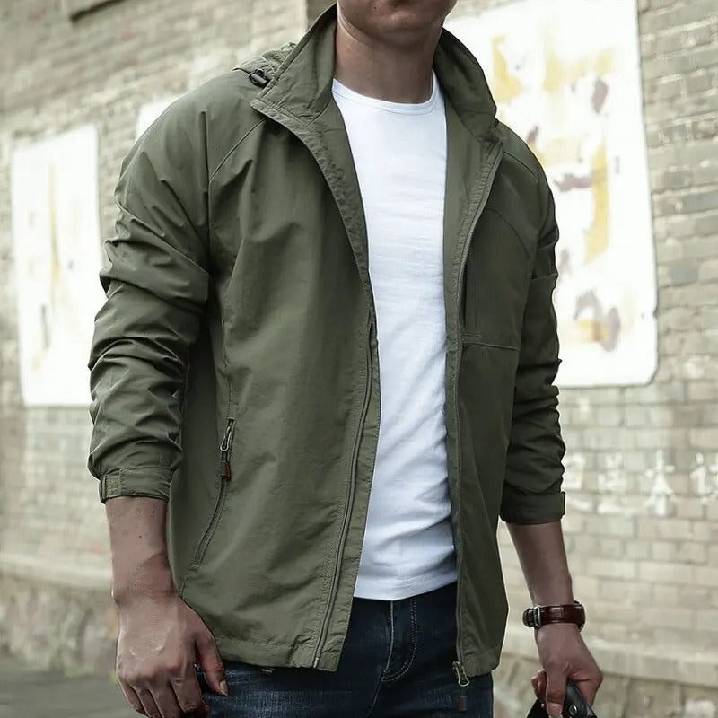 Malrick | Leichte Herren-Reißverschlussjacke – Lässige, bequeme Oberbekleidung für den Alltag 
