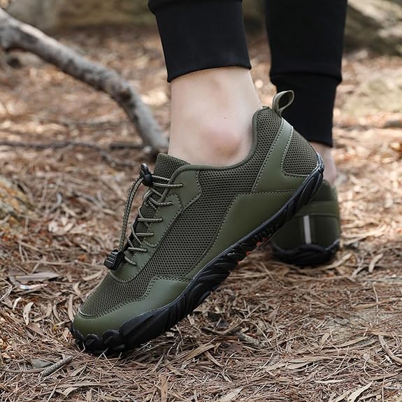 TrailFlex | Unisex Waterdichte Barefoot Wandelschoenen – Orthopedische Instap Mesh Sport Water Schoenen