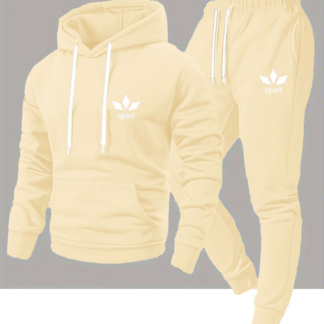 Bardon | Casual sport hoodie & joggingbroek set – Lichtgewicht joggingpak, comfortabele tweedelige outfit