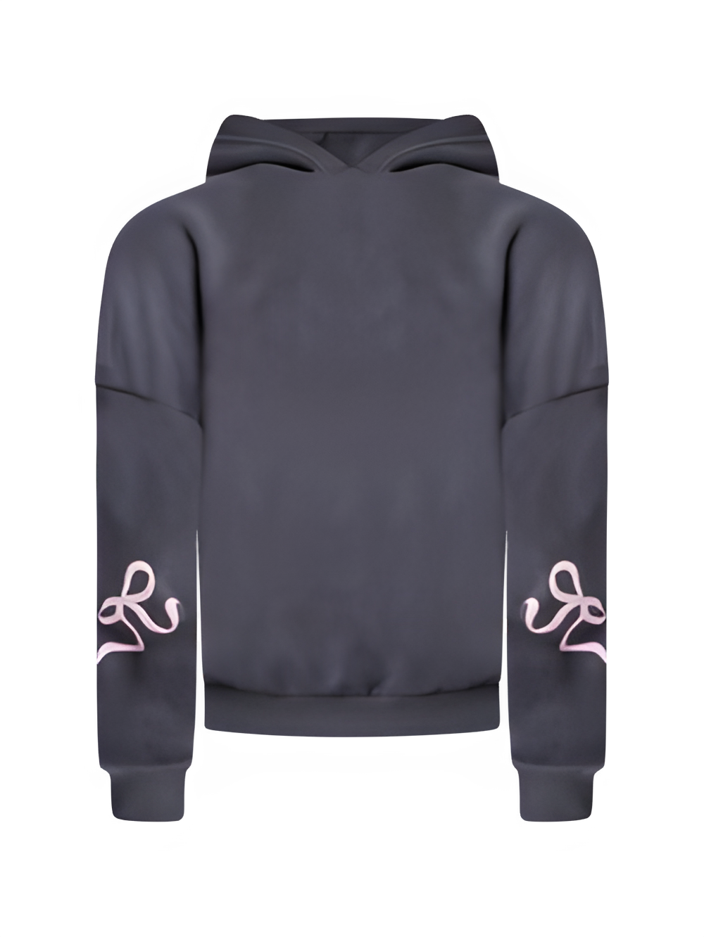 Deyora | Dames trainingspak – Hoodie & broek, minimalistische roze strik, casual lounge- en sportoutfit