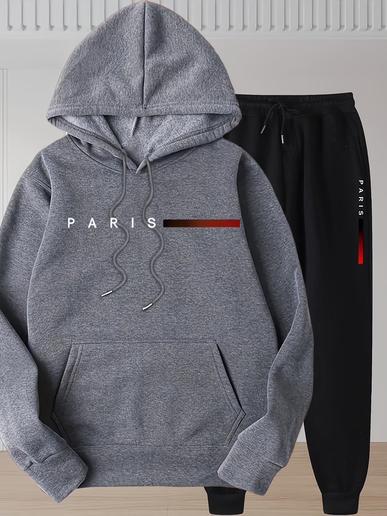 Brice | Herren 2-teiliges Hoodie- und Jogginghosen-Set – Lässige Sportbekleidung, Jogginganzug aus Stretchmaterial