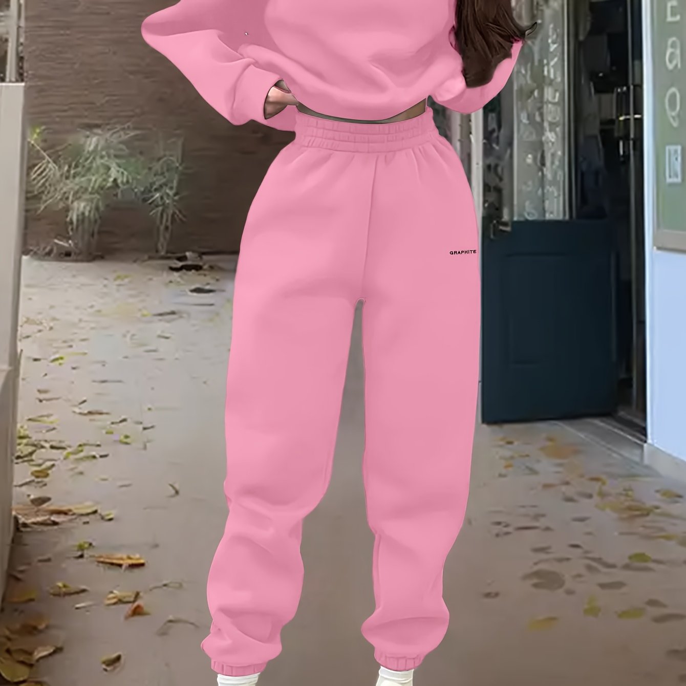 Dariah | Casual sweatshirt- en broekenset voor dames, losse pasvorm, comfortabele sportkleding