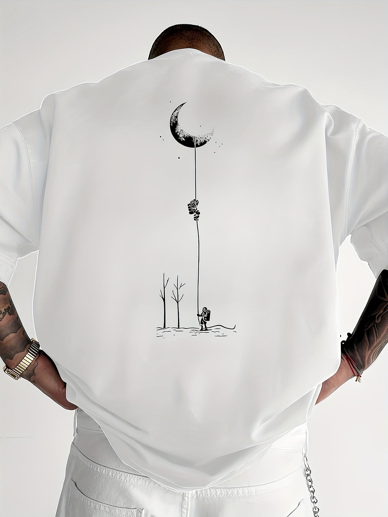 Elzor | Vintage T-shirt voor heren van 100% katoen – Casual zomers T-shirt met korte mouwen