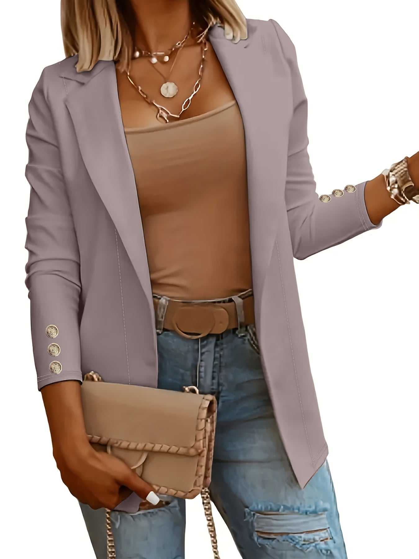 Albina | Offener Damenblazer – Lässig-elegante Businesskleidung