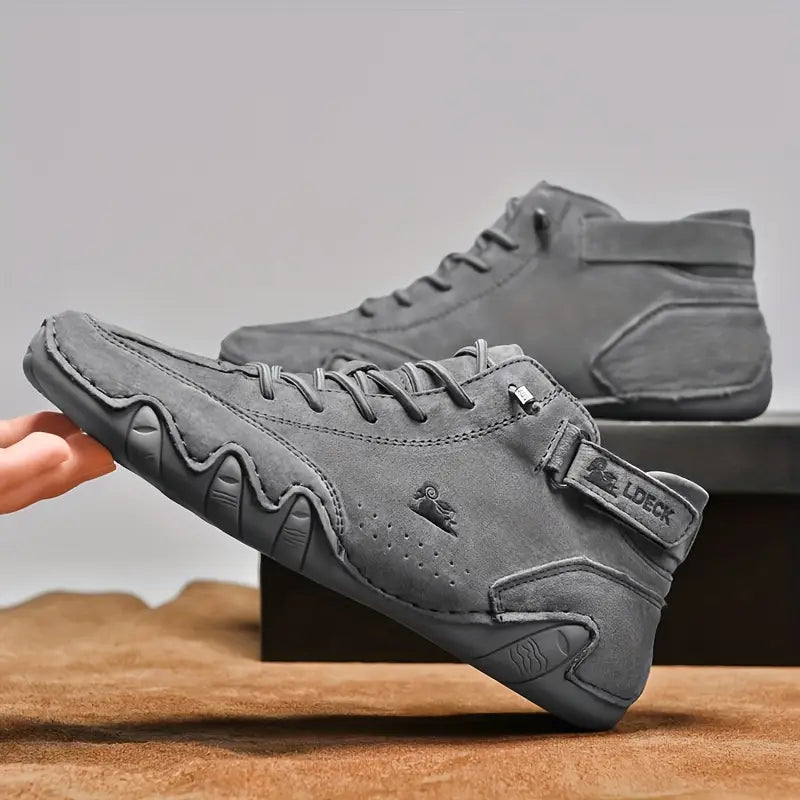 Bootrek | Bottines en daim pour homme – Bottines décontractées et élégantes avec une semelle résistante et antidérapante