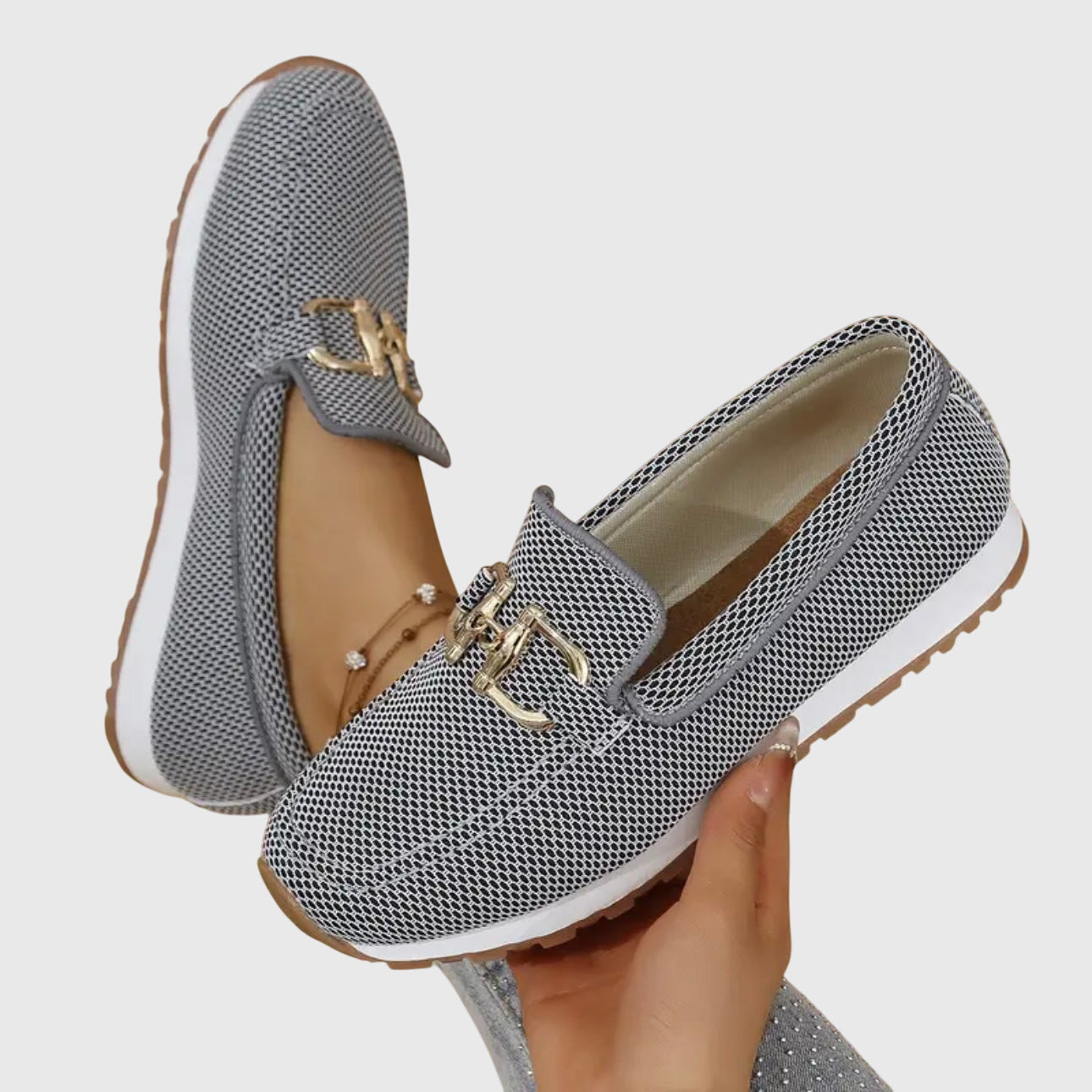 Vena | Orthopedische dames loafersneakers – instap comfortschoenen, ademende wandelsneakers