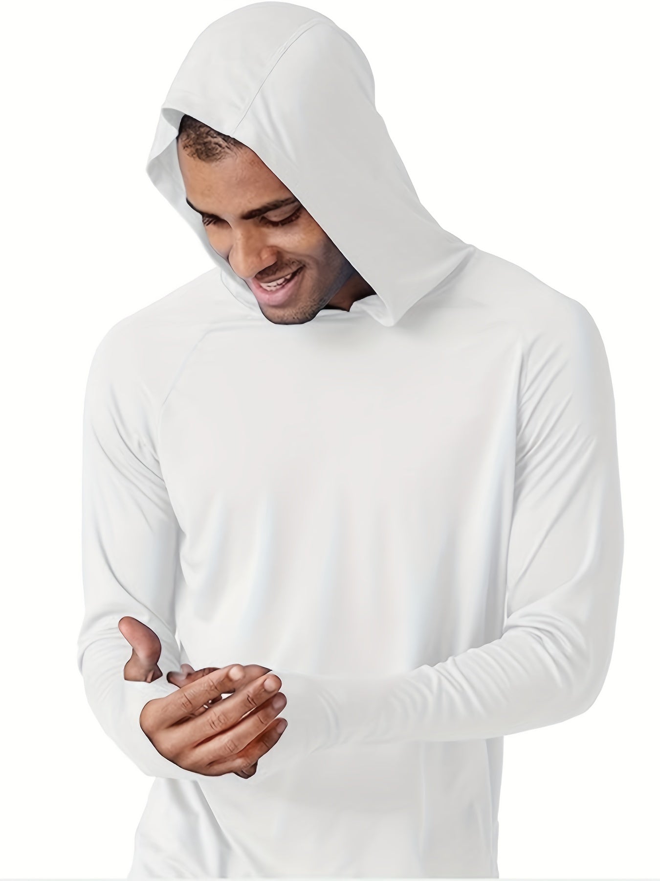 SolarShield | Heren UV-bescherming lange mouwen hoodie - Lichtgewicht UPF 50+