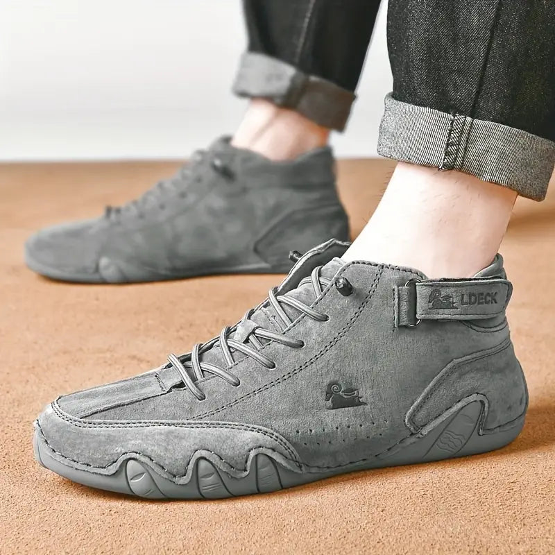 Bootrek | Bottines en daim pour homme – Bottines décontractées et élégantes avec une semelle résistante et antidérapante