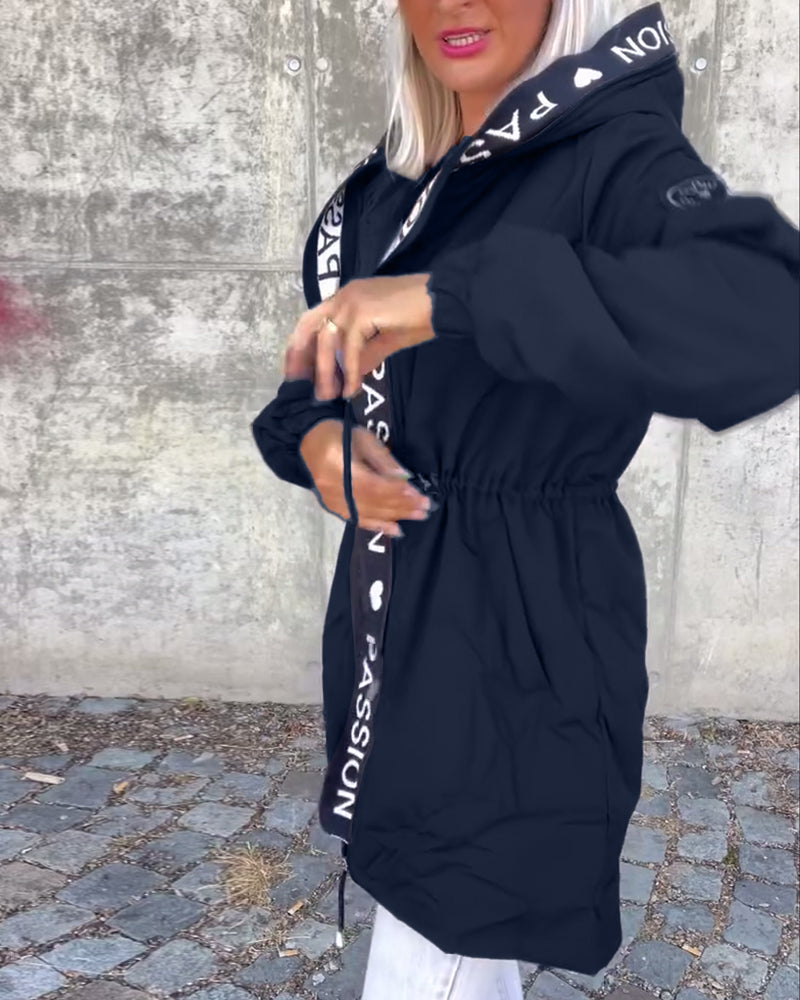 Breaen | Imperméable à capuche élégant et imperméable – Trench-coat léger à capuche