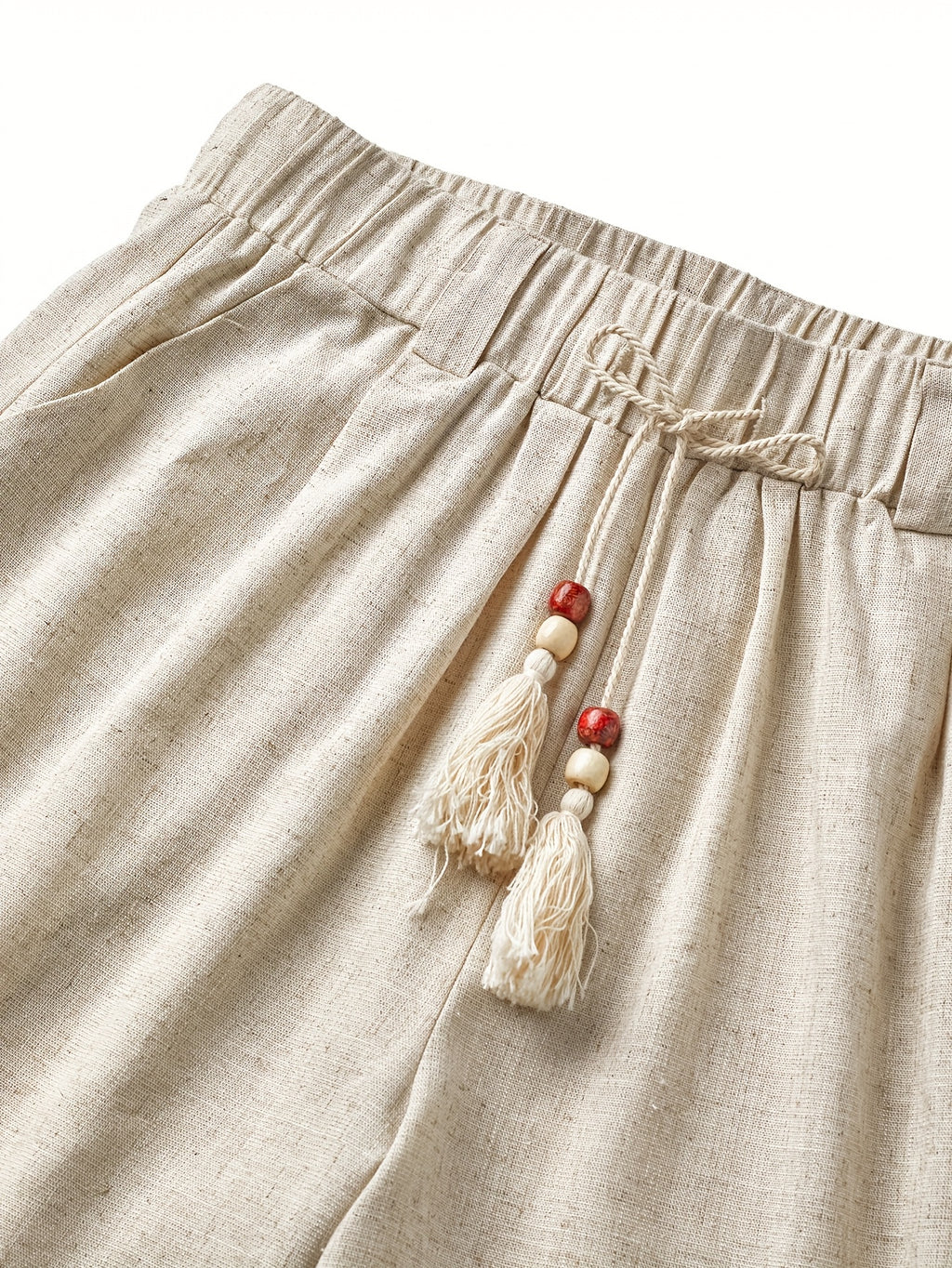 Olan | Bamboe-linnen korte broek voor heren – Lichtgewicht zomerse korte broek met structuur
