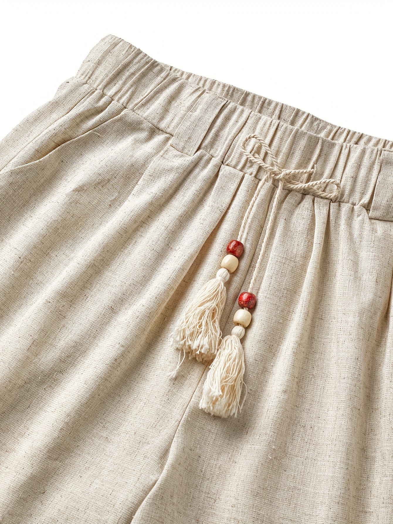 Olan | Bamboe-linnen korte broek voor heren – Lichtgewicht zomerse korte broek met structuur