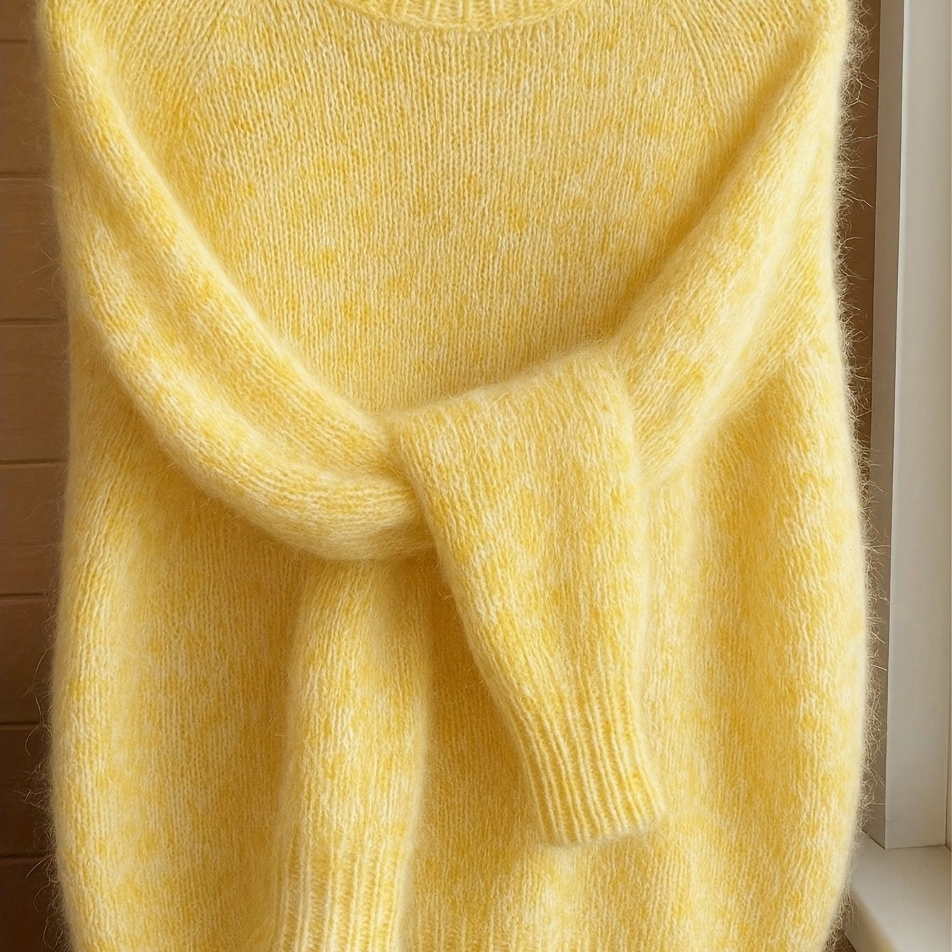 Lorixa | Zachte mohairmix trui voor dames – Comfortabele, stijlvolle raglanmouwen voor de winter