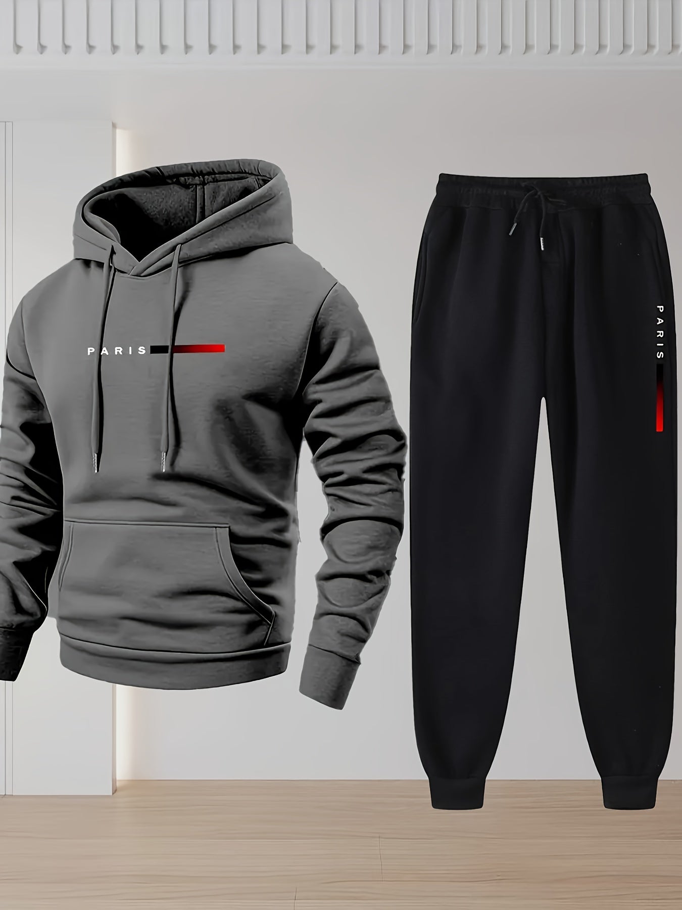 Brice | Herren 2-teiliges Hoodie- und Jogginghosen-Set – Lässige Sportbekleidung, Jogginganzug aus Stretchmaterial