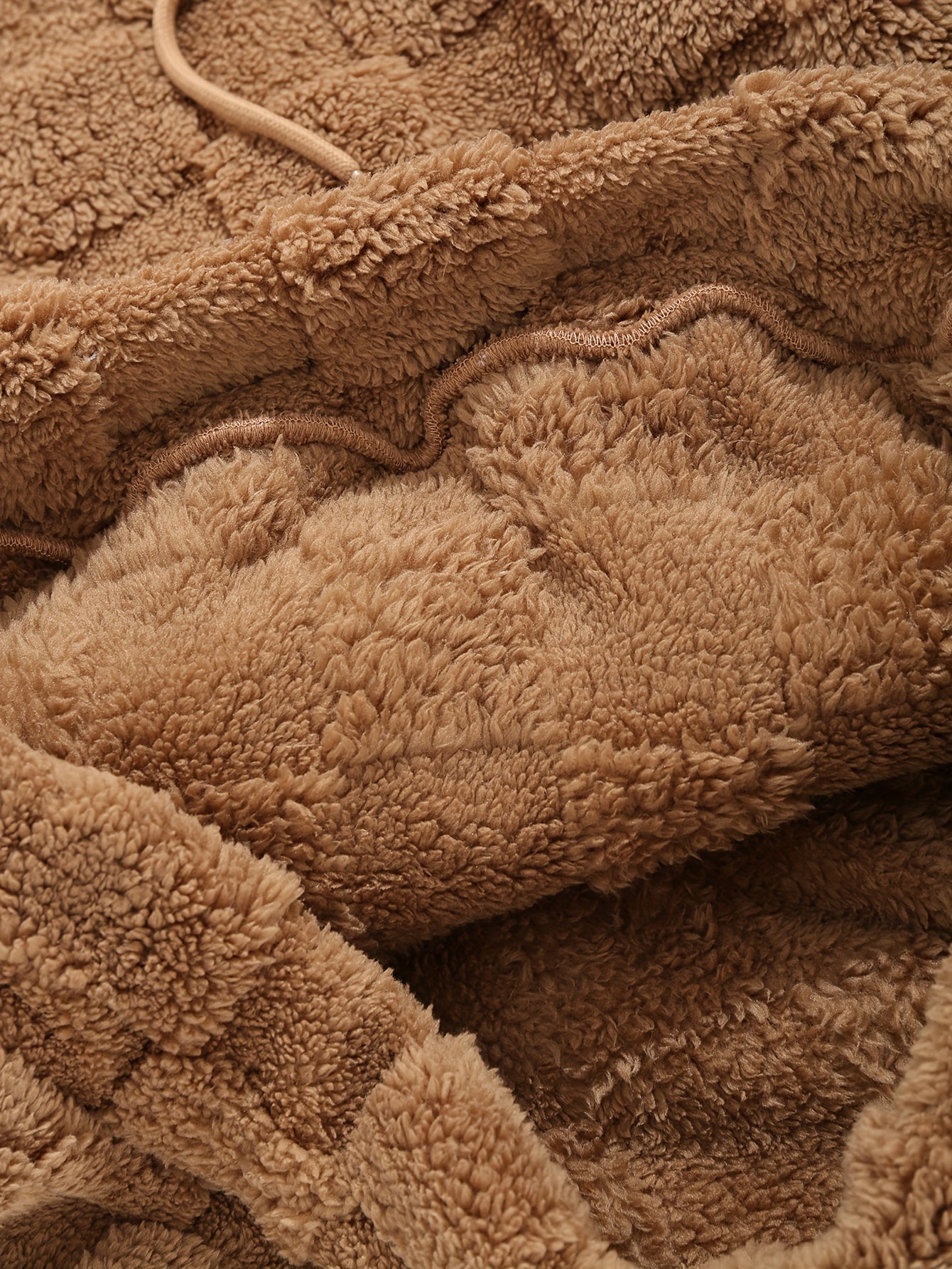 Dander | Plush fleece hoodie voor heren – Comfortabele, losvallende wintertrui met zak aan de voorkant