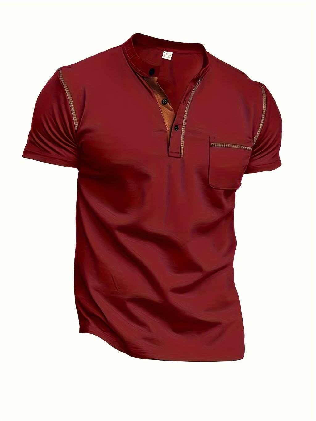 Fabrizio | Herren-T-Shirt mit kurzen Ärmeln – Atmungsaktives Baumwoll-Freizeithemd