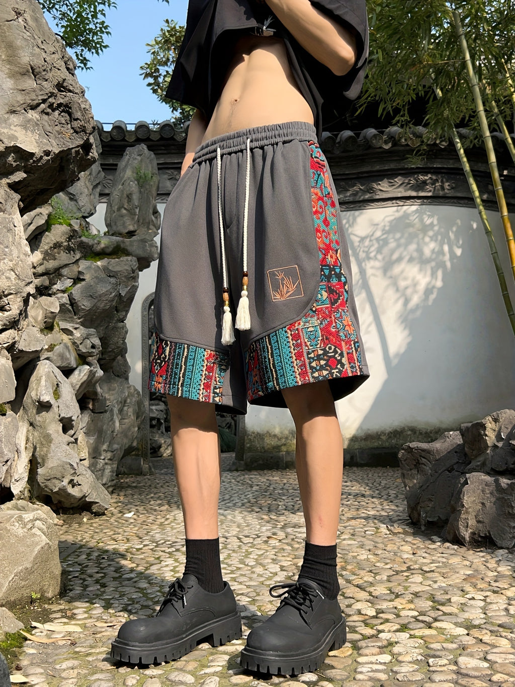 Kaelorn | Retro zomershort voor heren – casual streetwear trendy shorts, relaxed fit