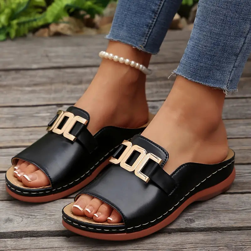 Zafirae | Dames Elegante Wedgesandalen – Stijlvol platformdesign