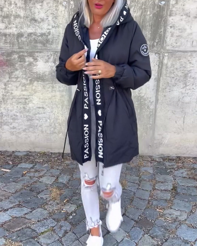 Breaen | Imperméable à capuche élégant et imperméable – Trench-coat léger à capuche