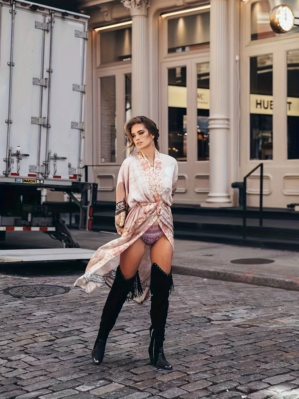 Emmeline | Kimono met bloemenprint voor dames – rode bloemen boho lichtgewicht zomer kimono cardigan