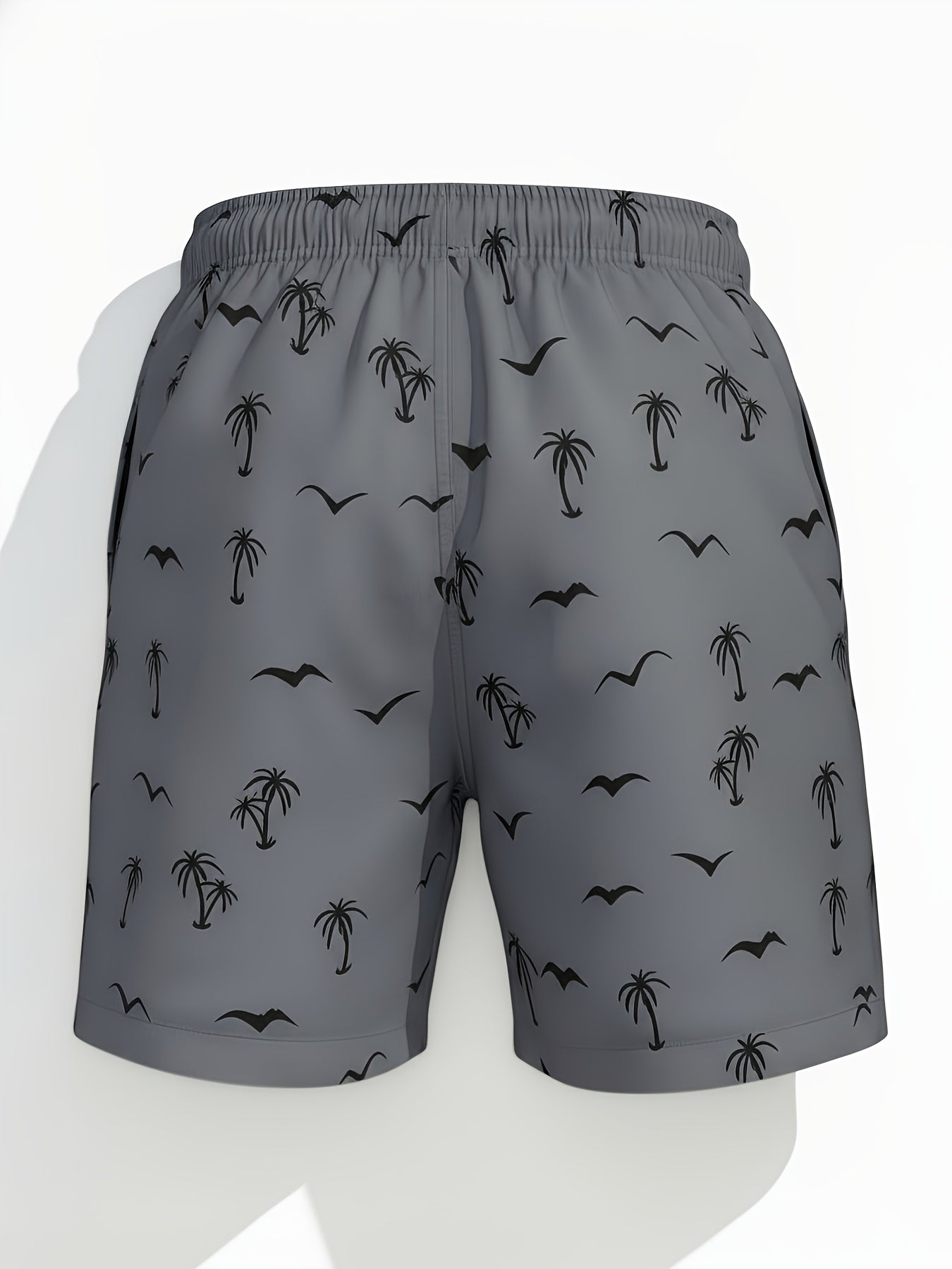 Taron | Tweedelige bermuda-set voor heren – botanisch print, sneldrogend