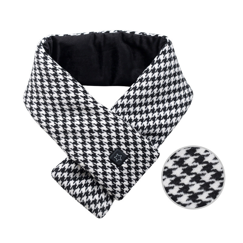 ThermaScarf | Elektrisch beheizbarer Schal – USB-aufladbarer Nackenwärmer, weicher Winterschal