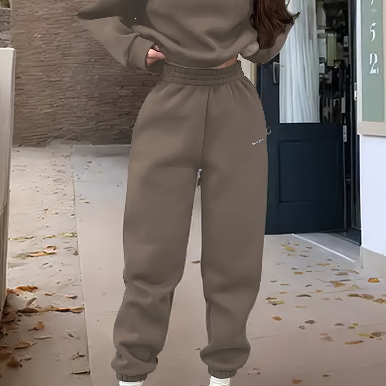 Dariah | Casual sweatshirt- en broekenset voor dames, losse pasvorm, comfortabele sportkleding