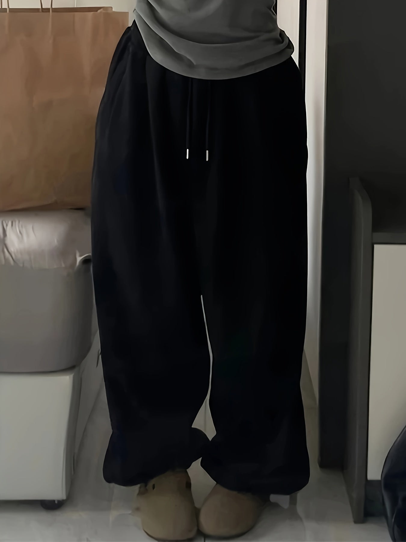 Elke | Casual Joggerbroek met koord voor dames - Baggy, sportief en comfortabel voor dagelijks gebruik