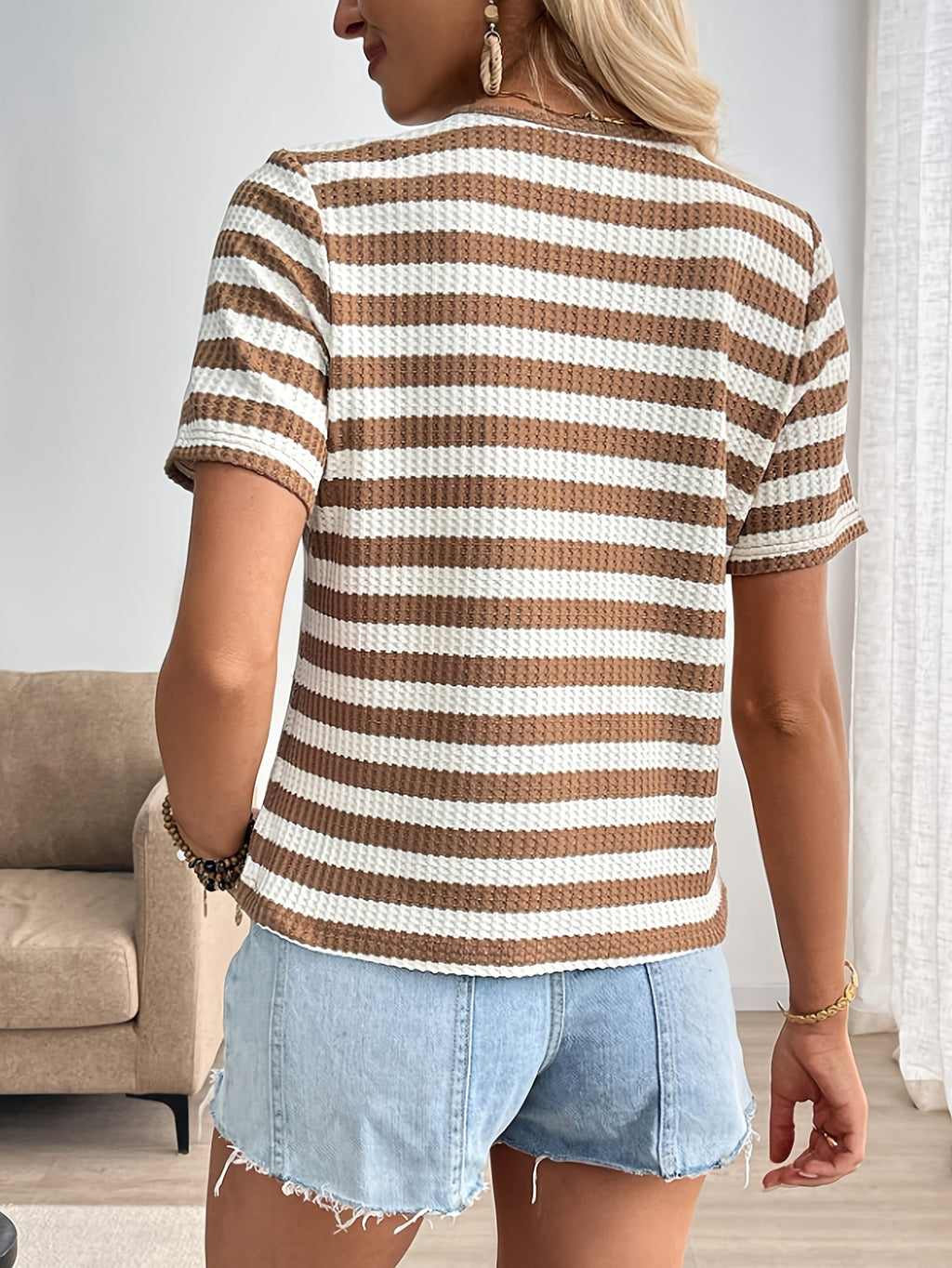Zayna | Zomer-T-shirt voor dames – Casual-chique, losvallend topje