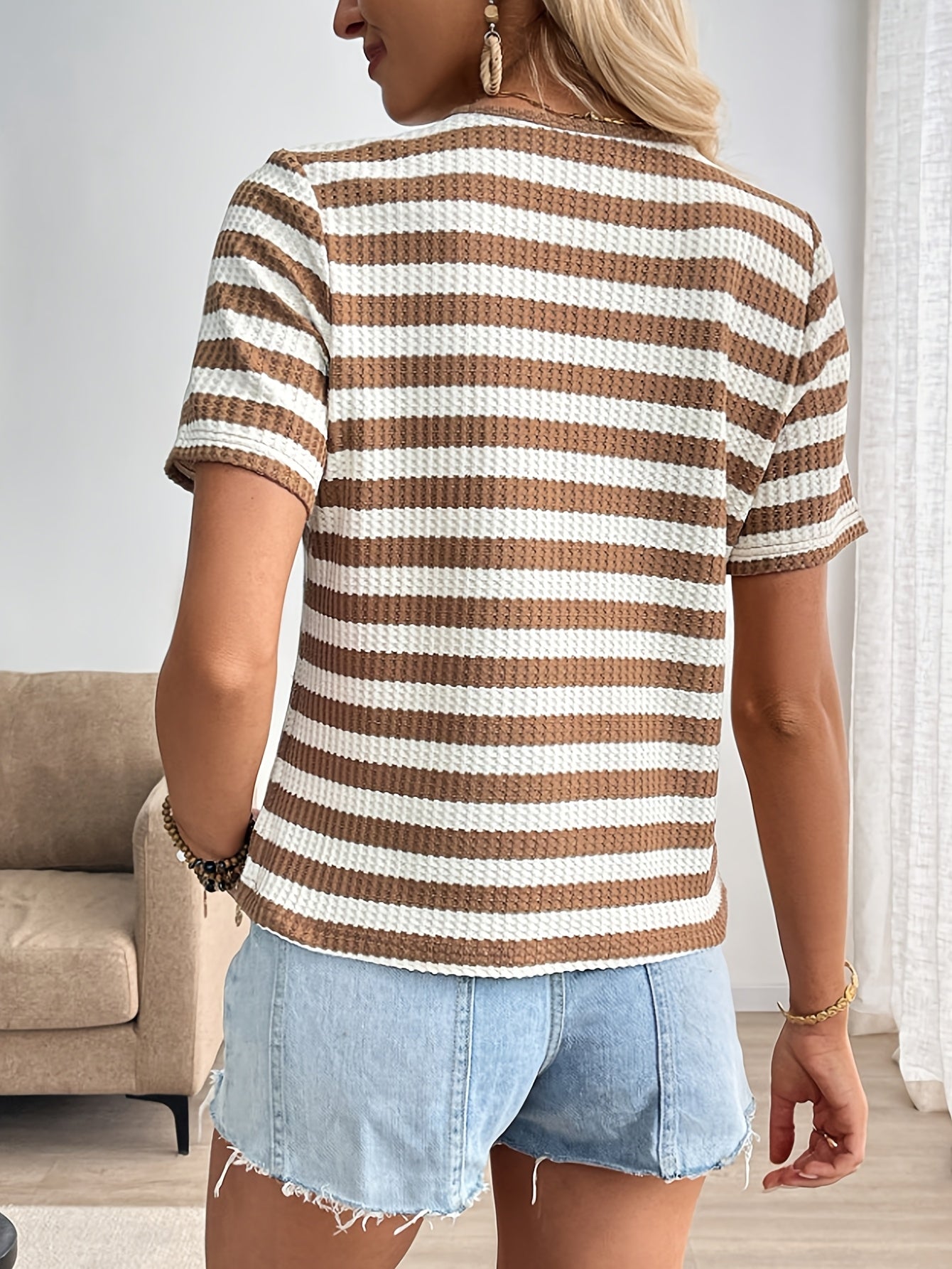 Zayna | Zomer-T-shirt voor dames – Casual-chique, losvallend topje