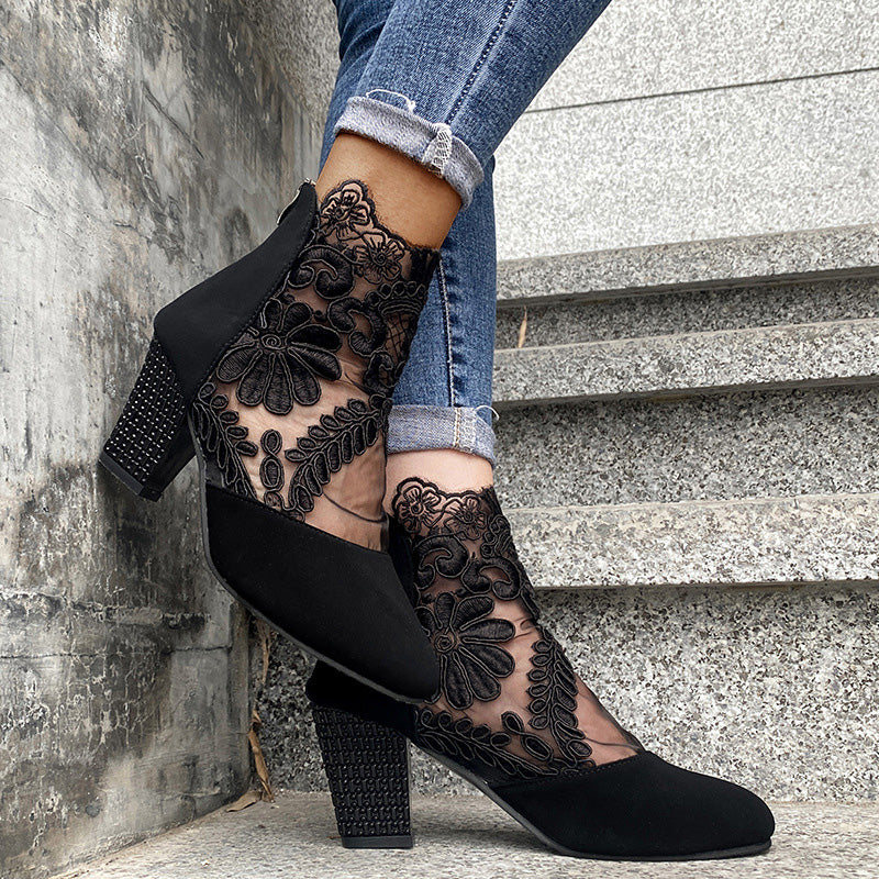 Zorya | Damesschoenen met lage hak – luchtige, elegante schoenen met lage hak en comfortabel instapmodel