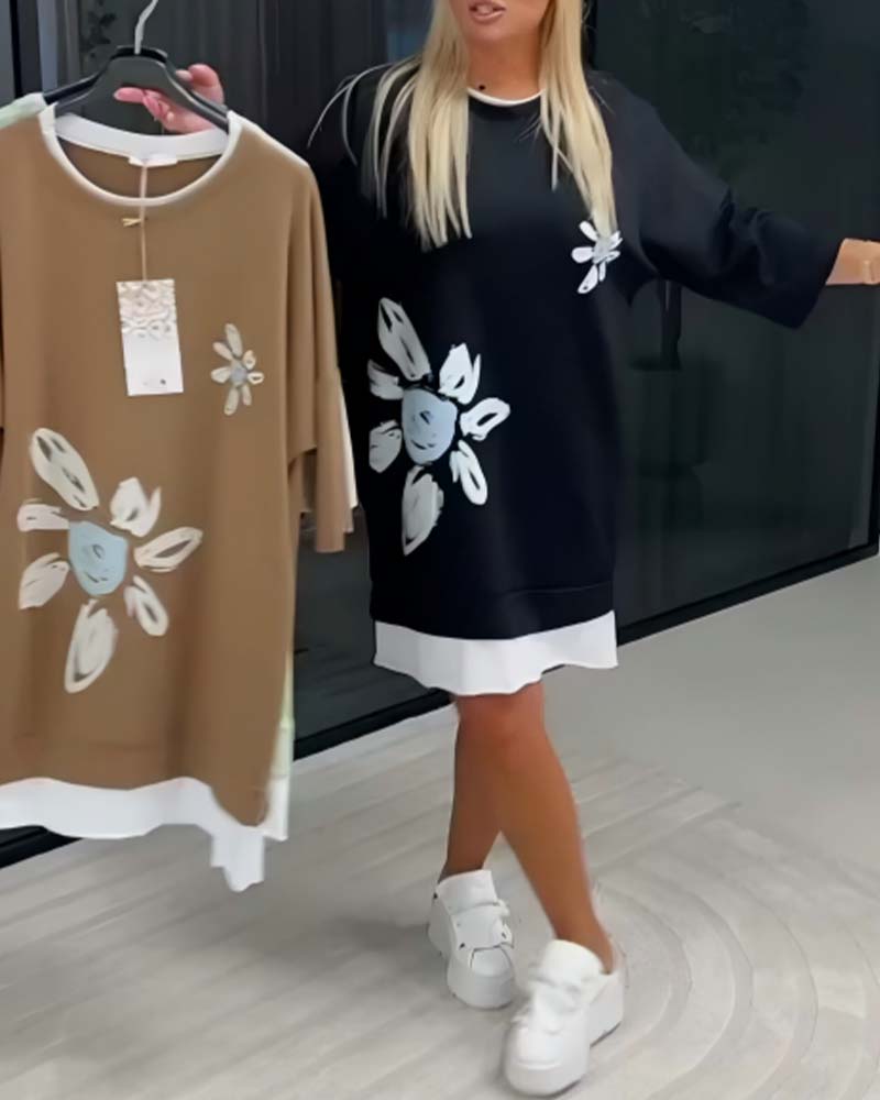 Velira | Dames Casual Jurk met Relaxte Pasvorm