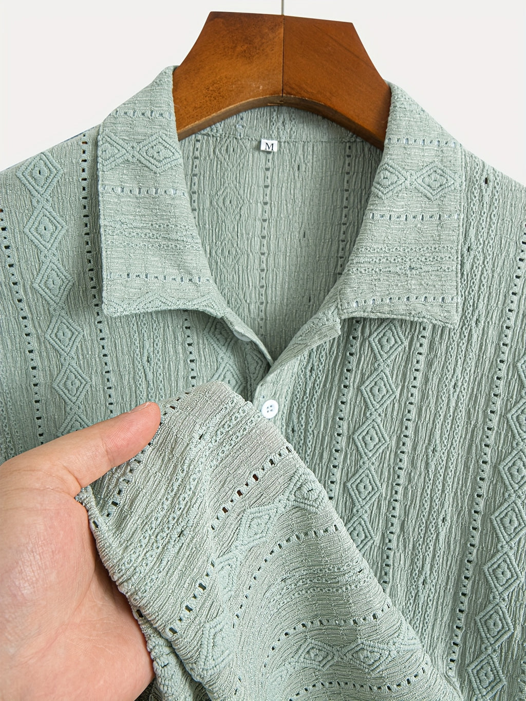 Volric | Polo homme en maille - Broderie œillet, respirant, manches courtes