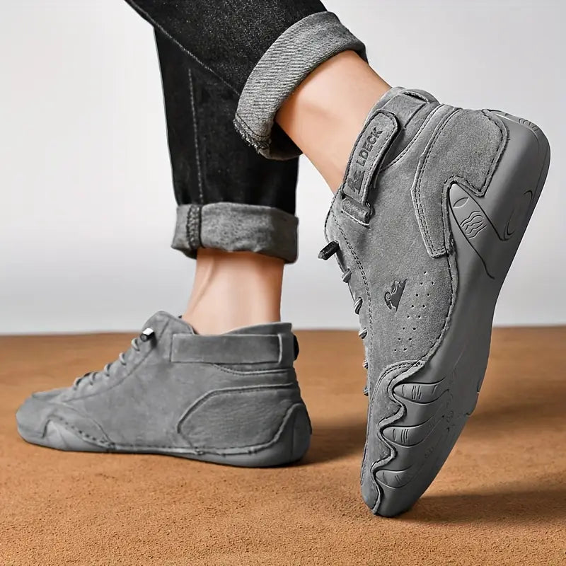 Bootrek | Bottines en daim pour homme – Bottines décontractées et élégantes avec une semelle résistante et antidérapante