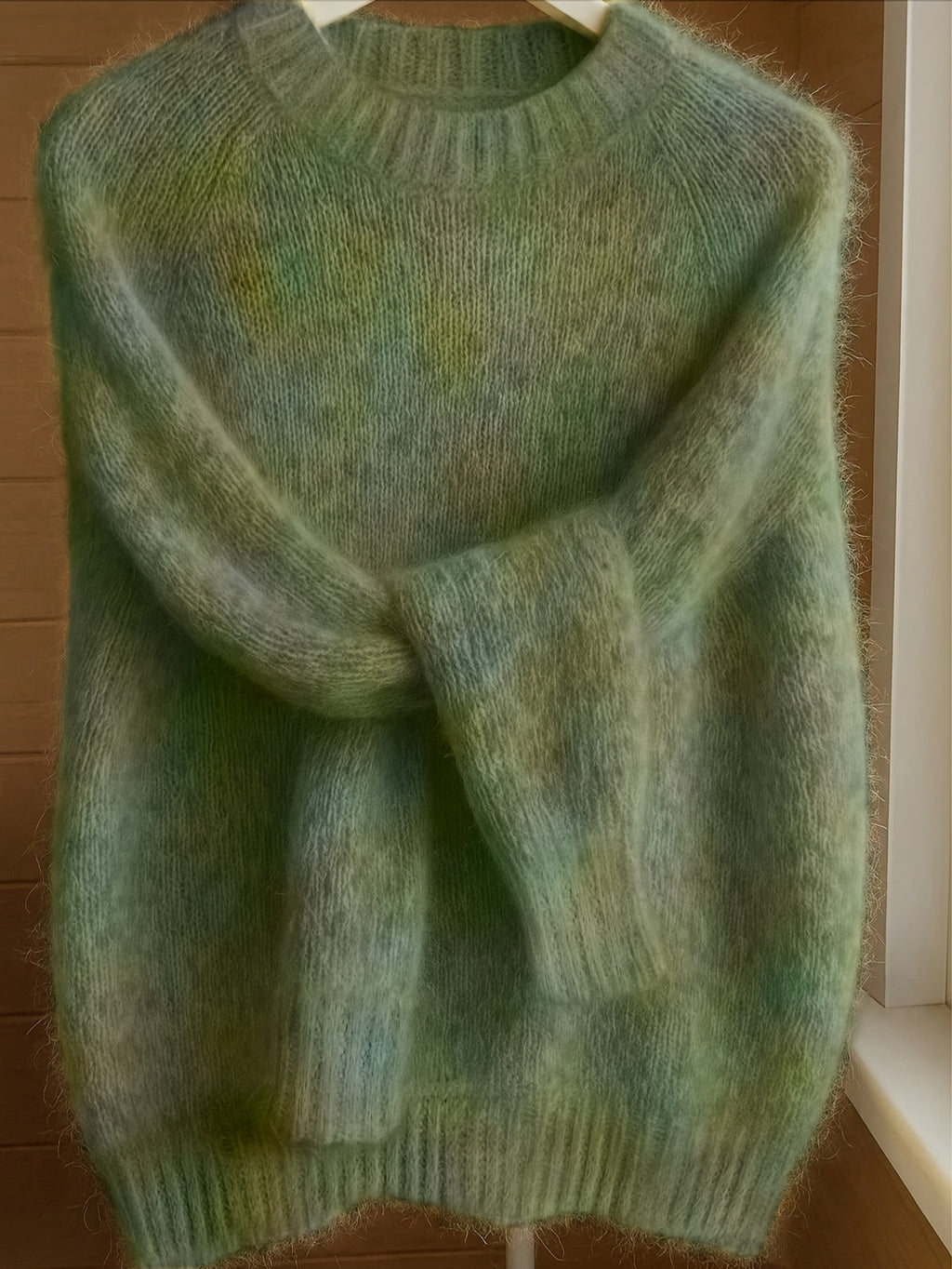 Lorixa | Zachte mohairmix trui voor dames – Comfortabele, stijlvolle raglanmouwen voor de winter