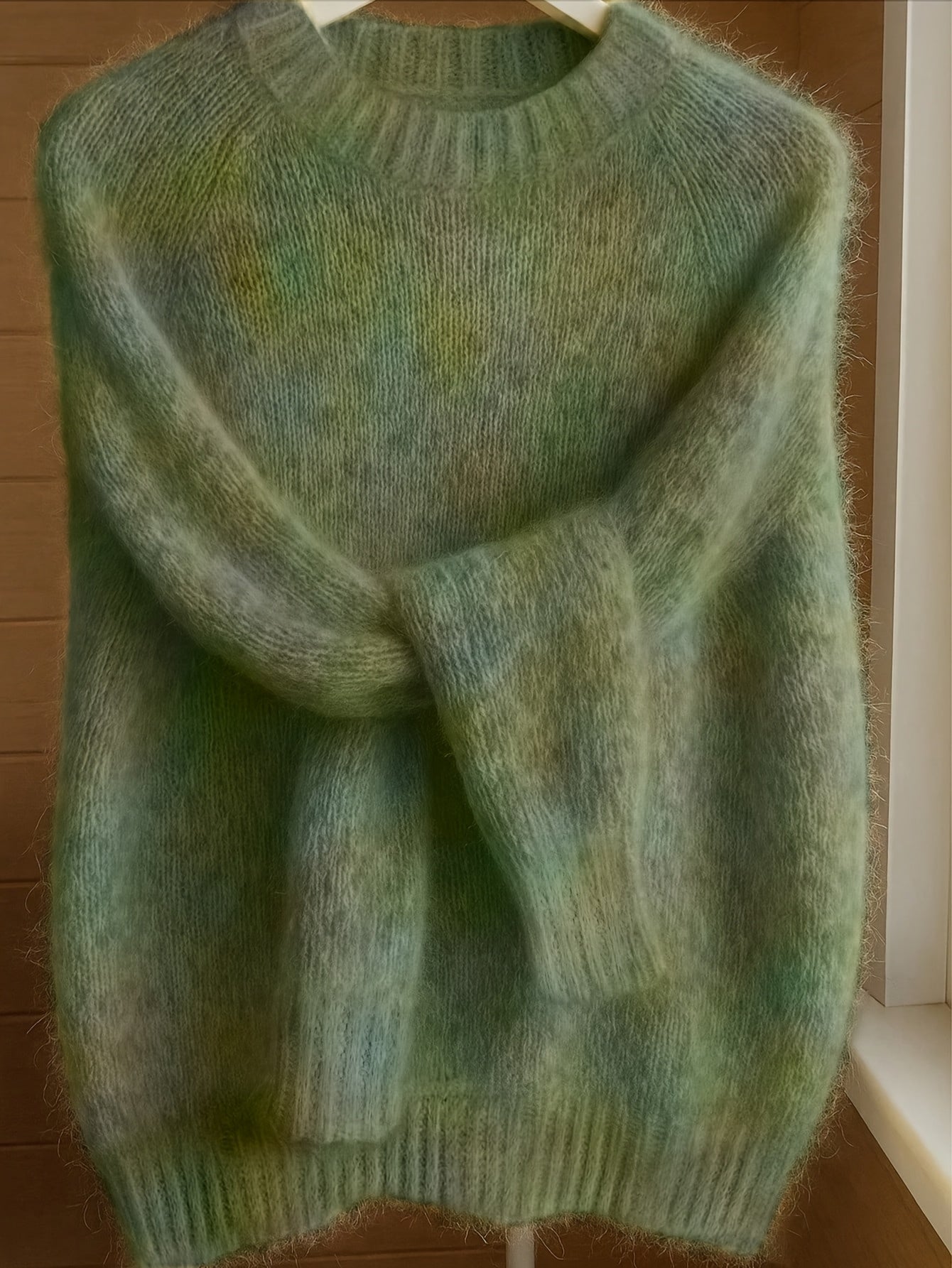 Lorixa | Zachte mohairmix trui voor dames – Comfortabele, stijlvolle raglanmouwen voor de winter