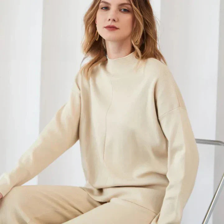 Avelora | Luxe loungewear-set voor dames – Zachte, elegante tweedelige set voor thuis