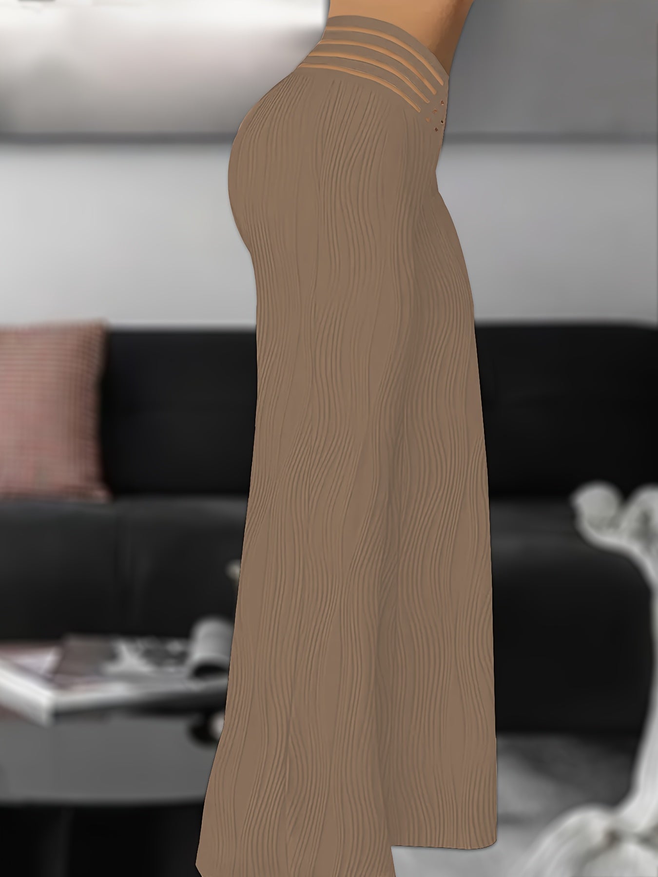 Moira | Broek met wijde pijpen en hoge taille Y2K los voor dames - Trendy casual mode