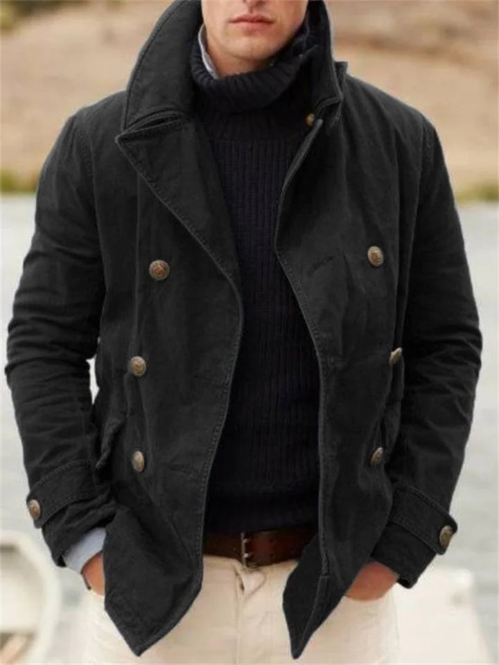 Eronel | Lässige, zweireihige Jacke – stilvoller, leichter Blazer mit schmaler Passform und atmungsaktivem Material