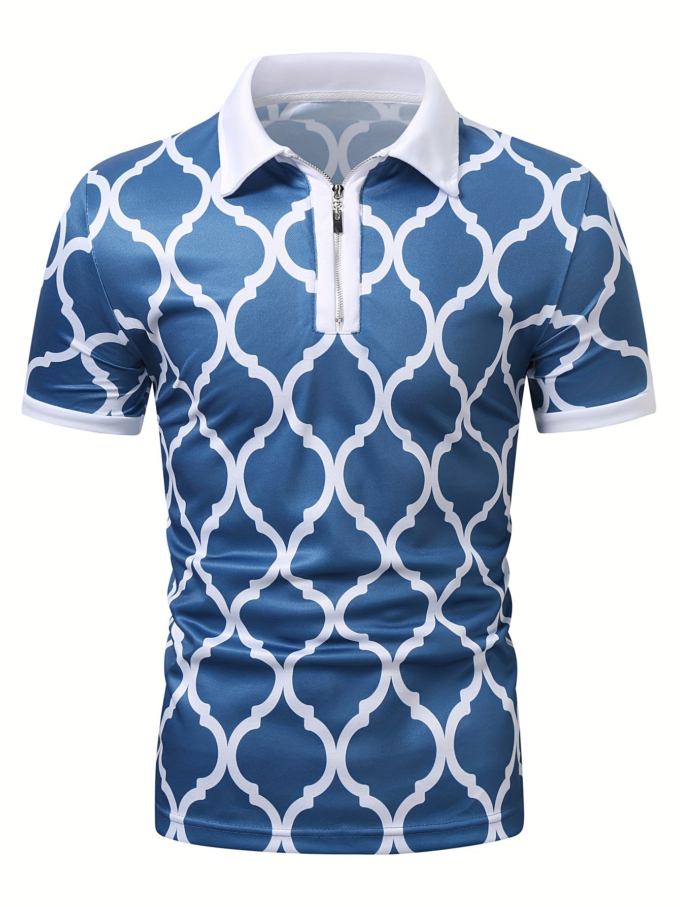 Elwood | Heren Casual Polo Shirt met Korte Mouw en Ritssluiting - Ademend, Stijlvol & Lichtgewicht