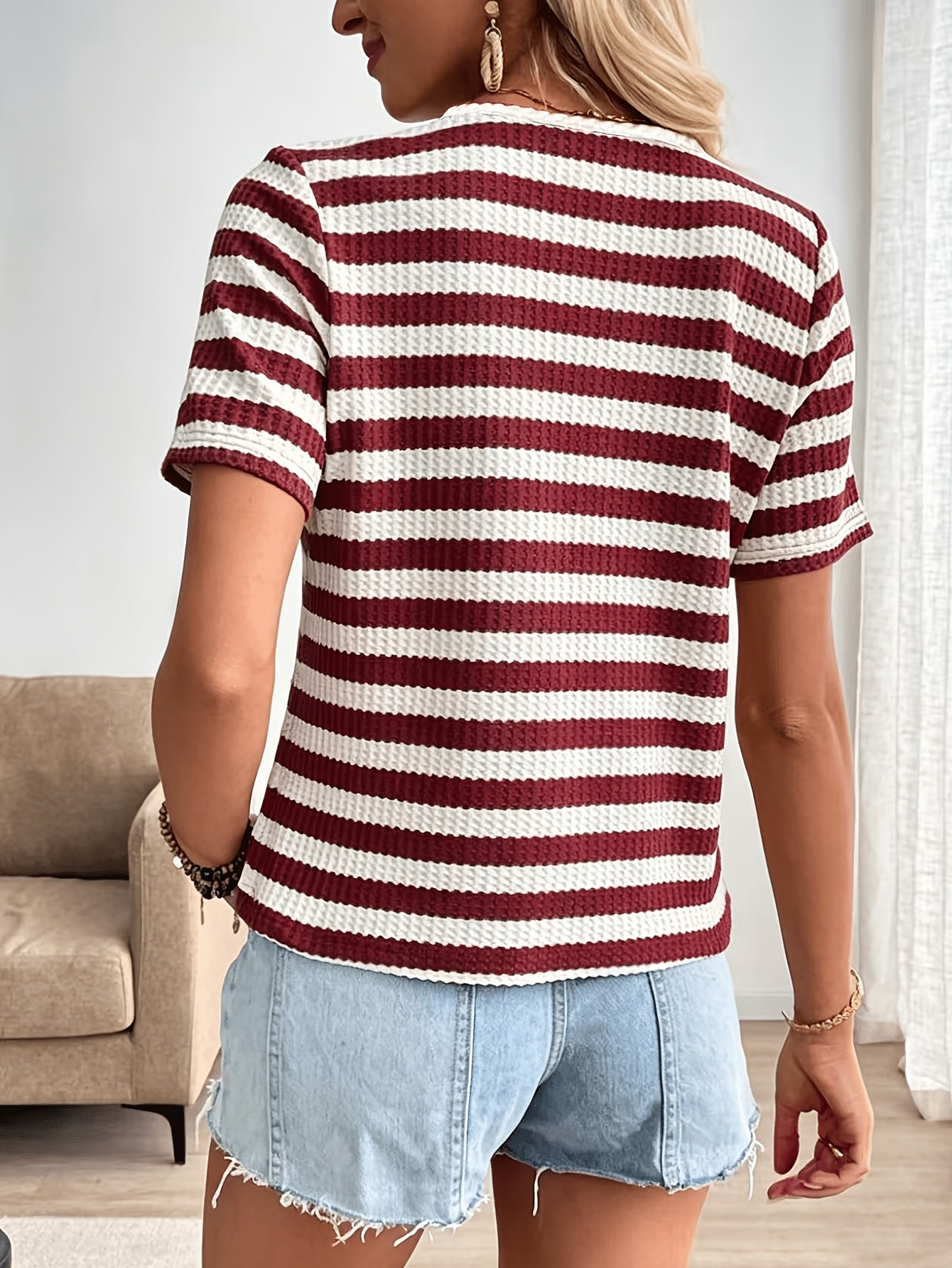 Zayna | Zomer-T-shirt voor dames – Casual-chique, losvallend topje