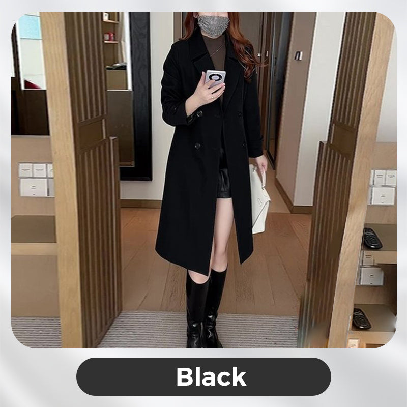 Ailra | Trench-coat élégant et chaud pour femme – avec doublure douce, manteau d'hiver