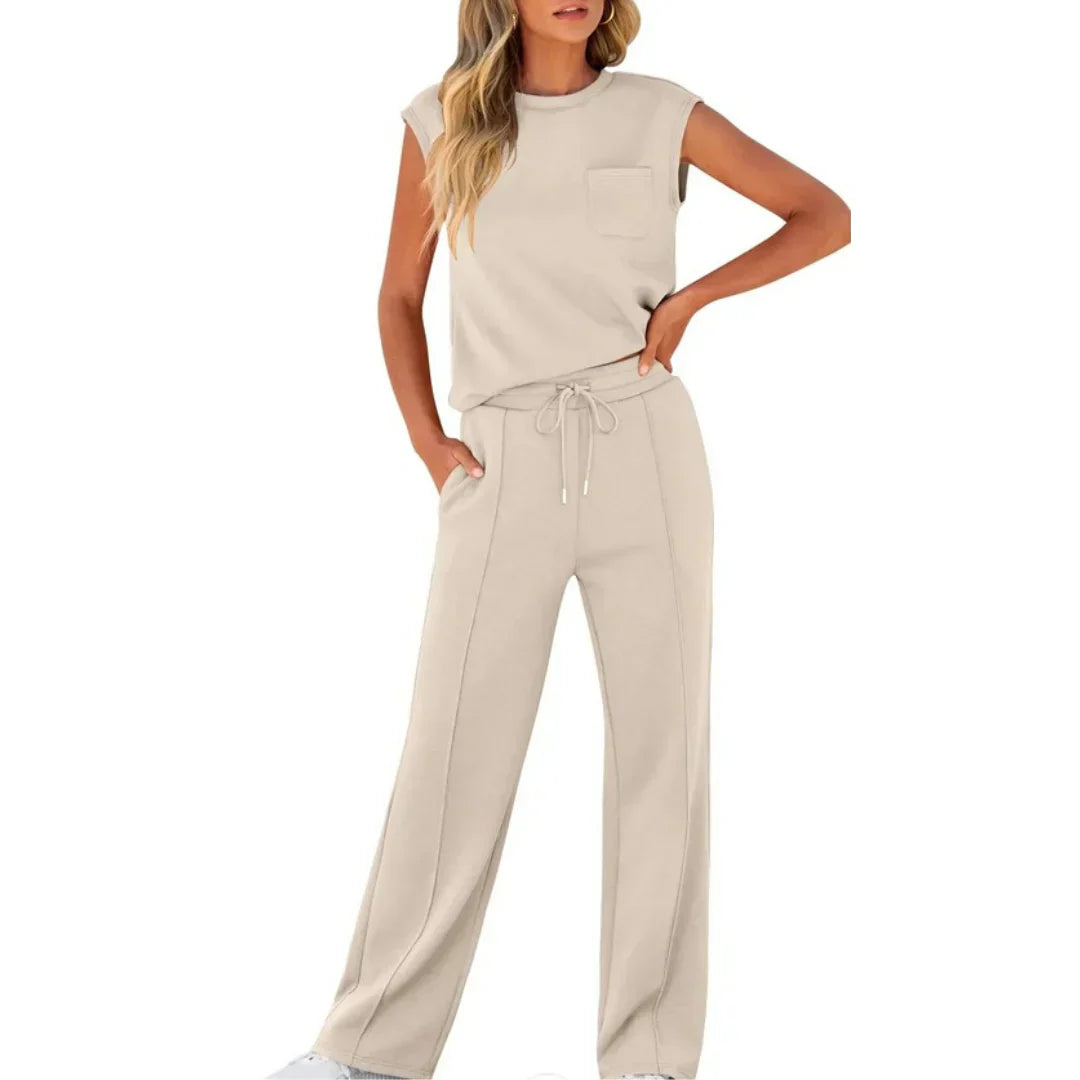 Rhea | Zachte loungeset voor dames – Tweedelige zomerse outfit met relaxte pasvorm