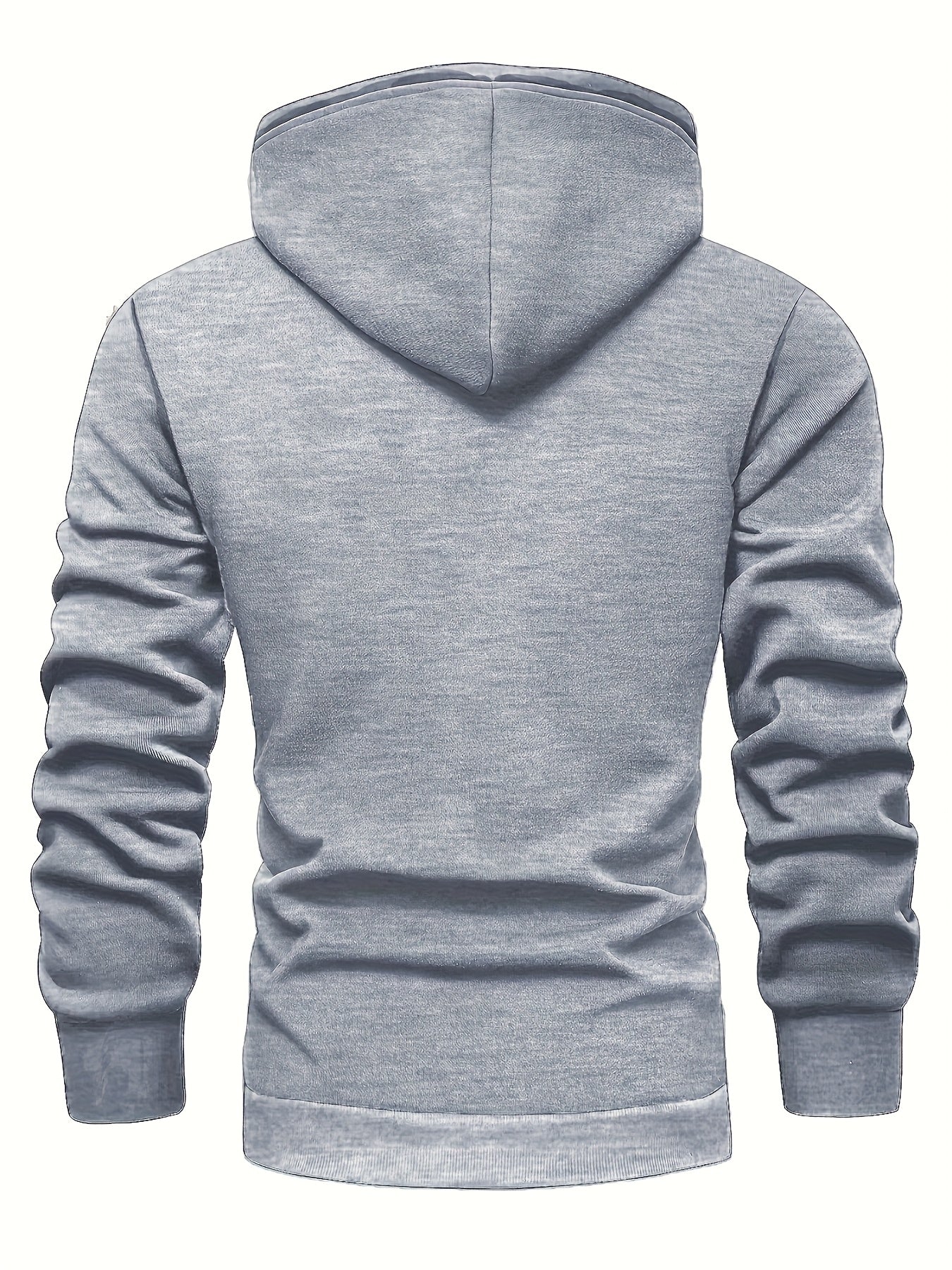 Xystus | Sweat à capuche homme doublé polaire – Pull d'hiver chaud avec capuche et cordon de serrage