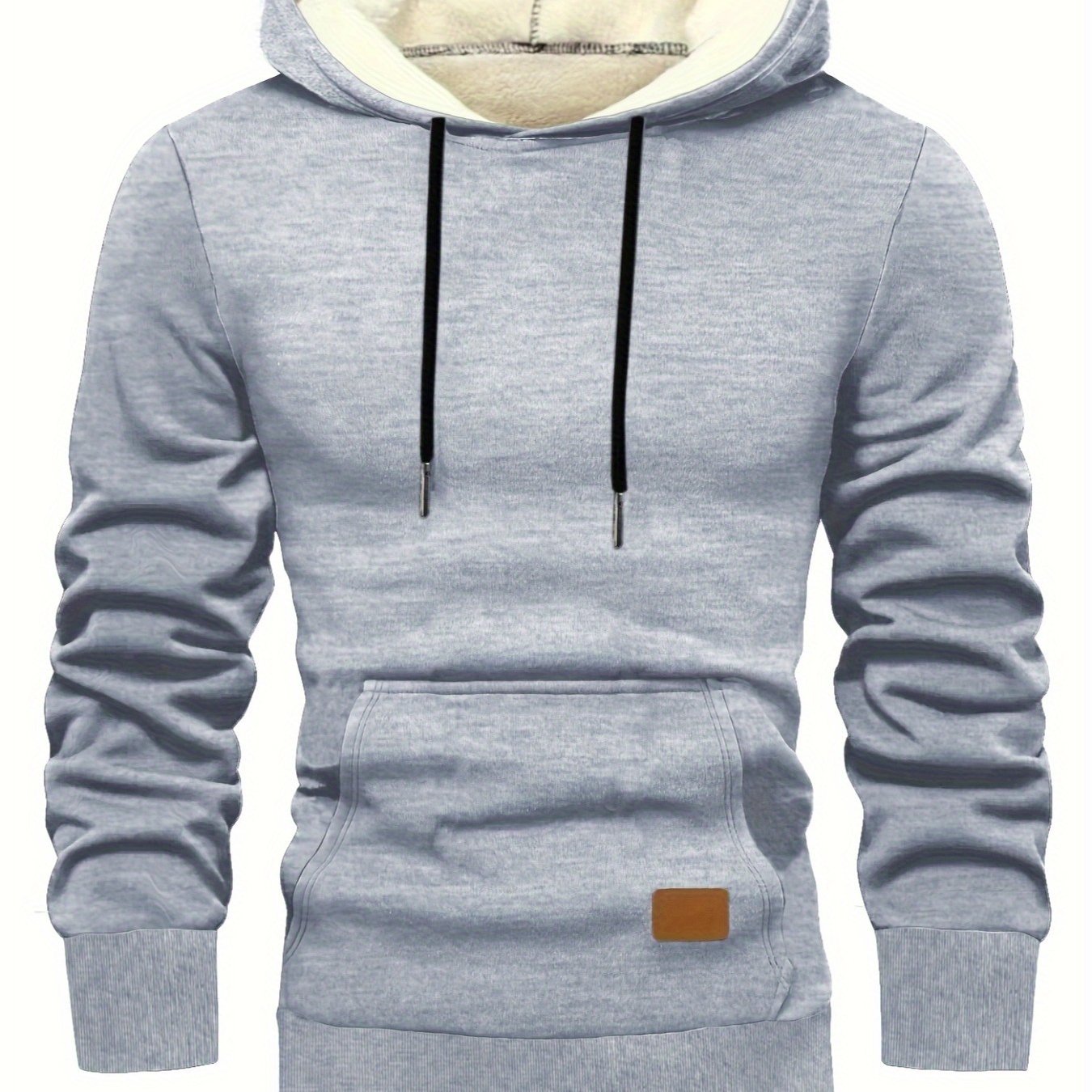 Xystus | Herren-Hoodie mit Fleecefutter – Warmer Winterpullover mit Kapuze und Kordelzug