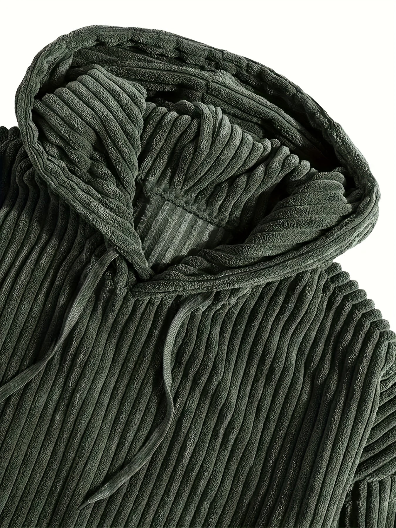 Berthar | Heren corduroy sweater met capuchon – Casual trui met lange mouwen voor herfst en winter