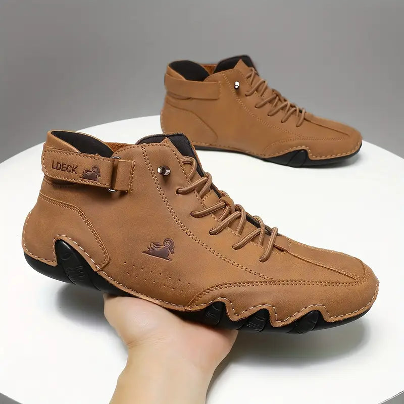 Bootrek | Bottines en daim pour homme – Bottines décontractées et élégantes avec une semelle résistante et antidérapante