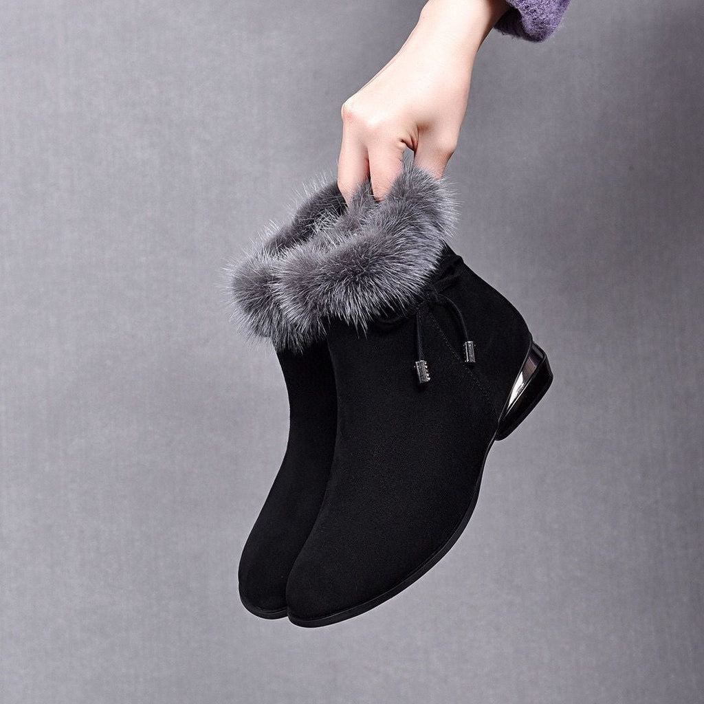 Fionelle | Winterstiefel aus Leder für Damen – weich, warm und elegant