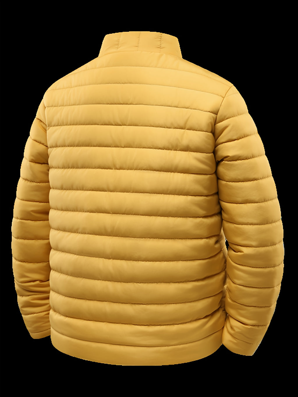 Kyro | Geïsoleerde winterjas voor heren met Scandinavisch letterontwerp – dik gevoerde jas met ritssluiting