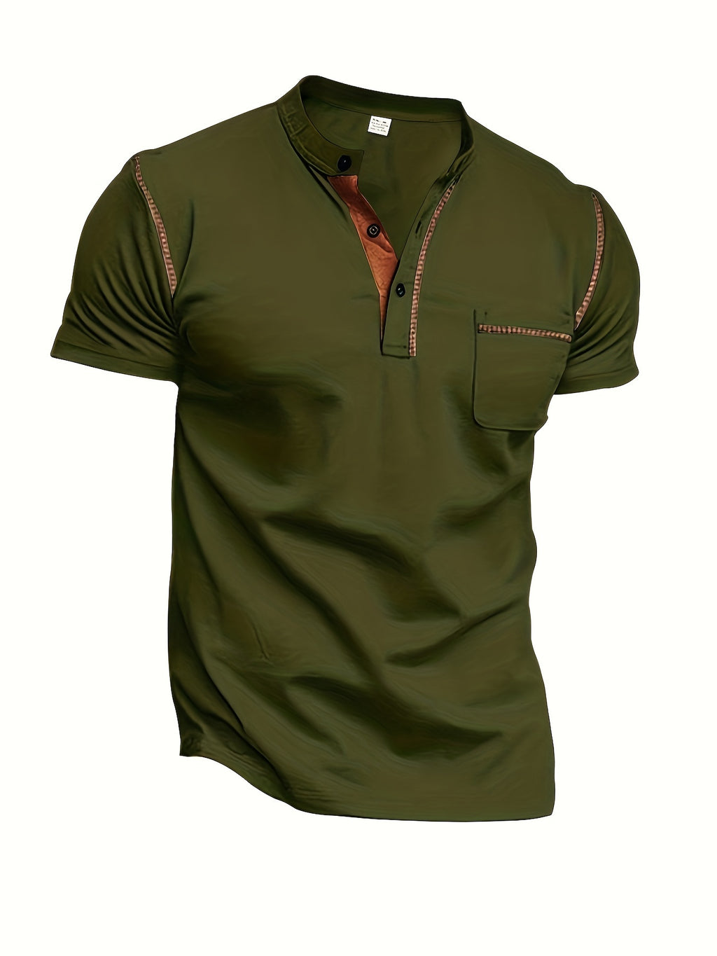 Fabrizio | Herren-T-Shirt mit kurzen Ärmeln – Atmungsaktives Baumwoll-Freizeithemd