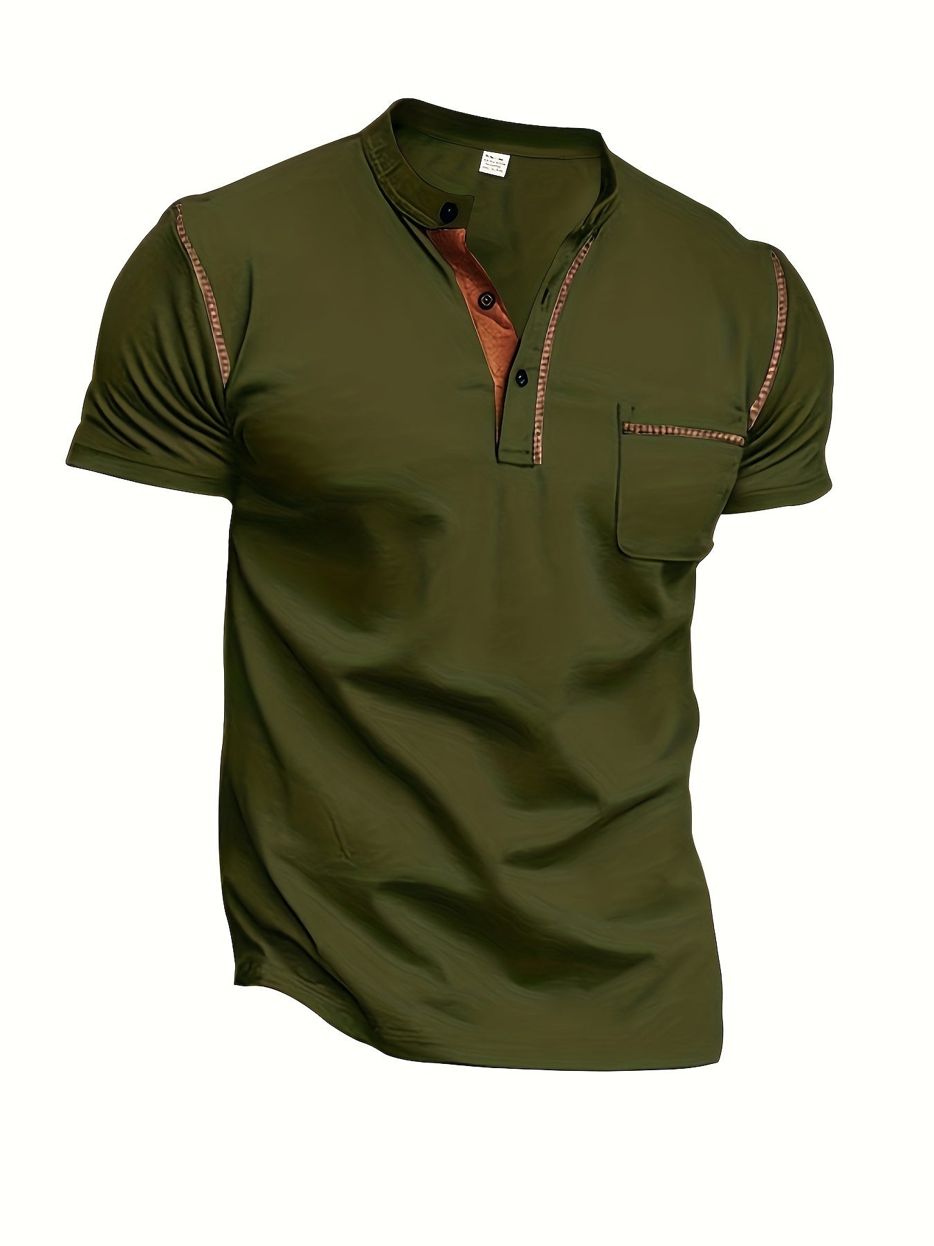 Fabrizio | Herren-T-Shirt mit kurzen Ärmeln – Atmungsaktives Baumwoll-Freizeithemd